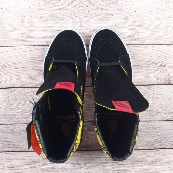 New Vans The Shining SK8 HI Horror Pack Yellow Stephen King Size 10.5 US - Picture 6 of 7